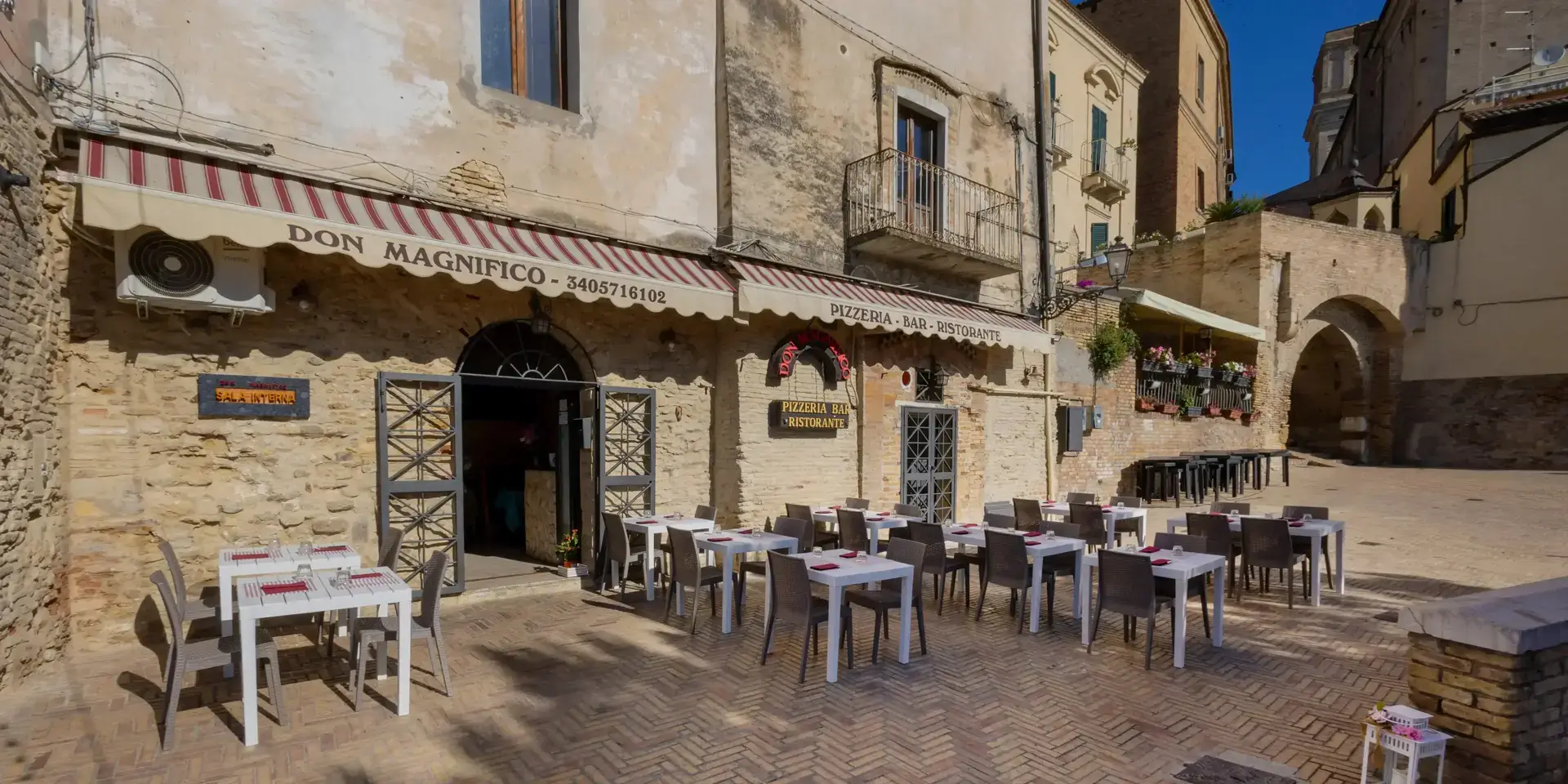 Ingresso del ristorante Don Magnifico