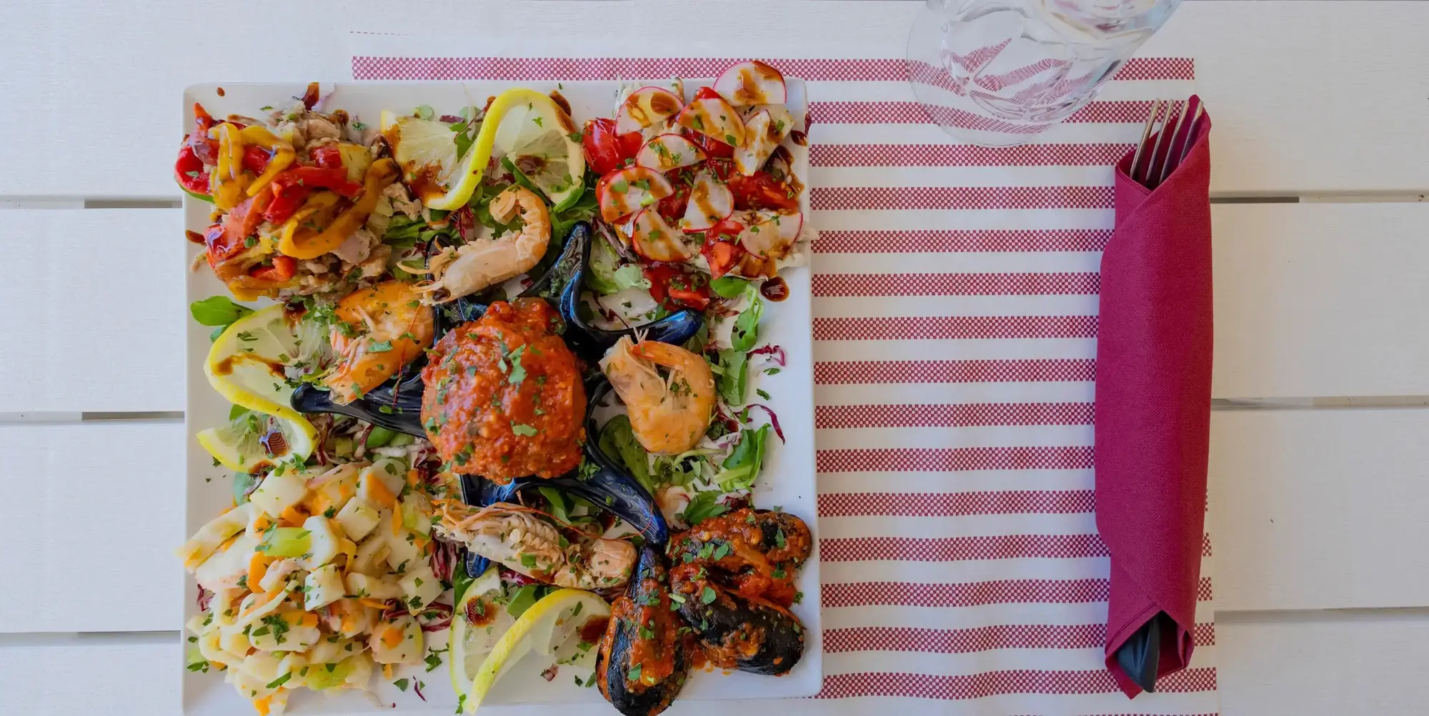 Antipasto di mare del ristorante Don Magnifico